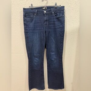 PAIGE Dark Blue/Indigo Boot Leg Women's Size 31 Jeans